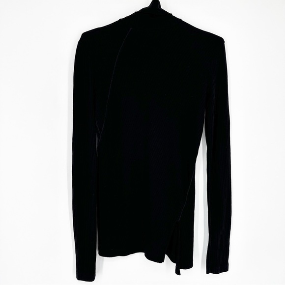 Helmut Lang Turtleneck Black Long Sleeve Top Small - Picture 2 of 6